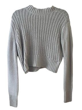 PacSun Light Blue Knit Crewneck Sweater